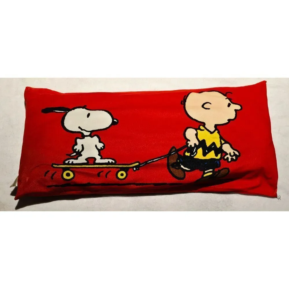 Peanuts and Snoopy Long Pillow
